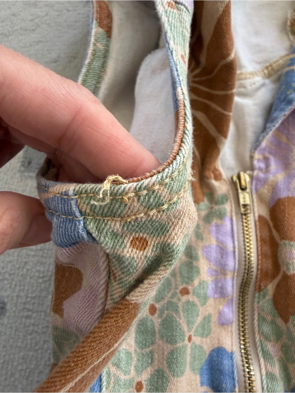 Show Me Your MuMu Floral Zip-Front Belted Jumpsuit - Picture 9 of 14